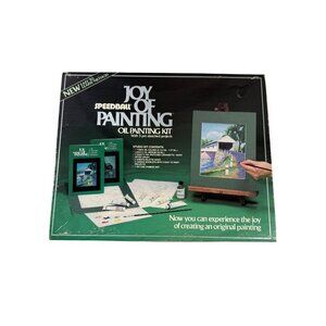 Vintage Speedball Joy Of Painting Oil Painting Studio Kit Complete and Unused